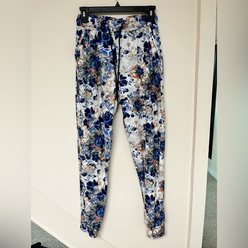 Floral joggers